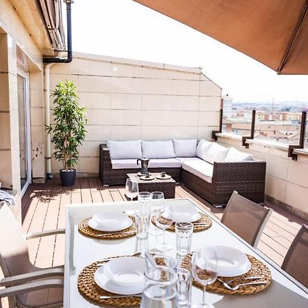 Lujoso Atico Entre 2 Playas Con Garaje, Terraza, Vistas Y Wifi Lägenhet Gijón Exteriör bild