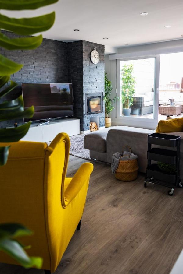 Lujoso Atico Entre 2 Playas Con Garaje, Terraza, Vistas Y Wifi Lägenhet Gijón Exteriör bild